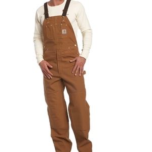Vintage Carhartt Tan Duck Canvas Overalls